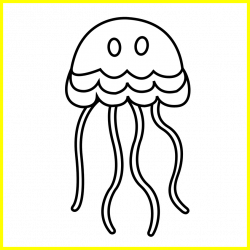 Stunning Jellyfish Black And White Clipart Of Fish Inspiration Ideas ...