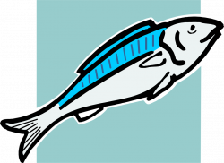 Fish | Free Stock Photo | Illustration of a blue fish | # 4339
