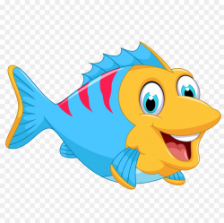 Png Fish Cartoon Clip Art Cute Cartoon Marine Fish Vec ...