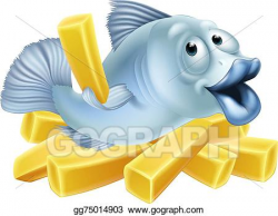 Vector Clipart - Fish and chips. Vector Illustration ...