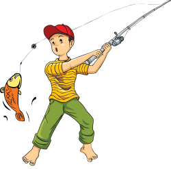 Fishing rod Cartoon Clip art - Catch fish 1000*988 transprent Png ...