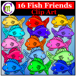 Colorful Fish Clip Art | Best of FREE Classroom Bulletin ...