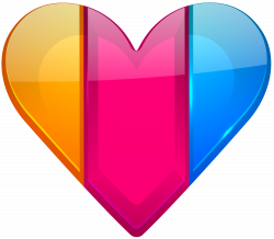 Colorful Heart PNG Clipart - Best WEB Clipart