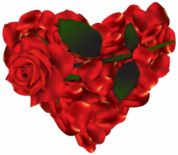 Heart of Roses PNG Clipart - Best WEB Clipart