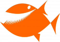 Clipart - Fish silhouette by Rones