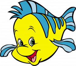 Pics For > The Little Mermaid Characters Flounder | Happy Weekdays I ...