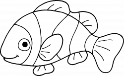 Nemo Fish PNG Black And White Transparent Nemo Fish Black And White ...