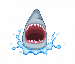 Megamouth shark Cartoon Clip art - Open your mouth shark 1060*902 ...