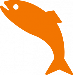 Orange Jumping Fish Clip Art at Clker.com - vector clip art online ...