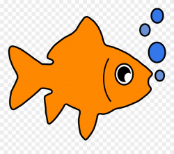 Fish Tank Clipart Orange Goldfish - Clip Art - Png Download ...