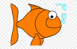 Gold Fish Clipart Orange Object - Png Download (#2107488 ...
