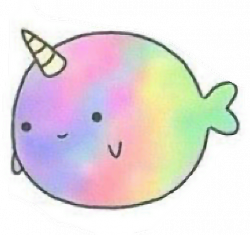 unicornbaby fish unicornfish cute pastel tumblr...
