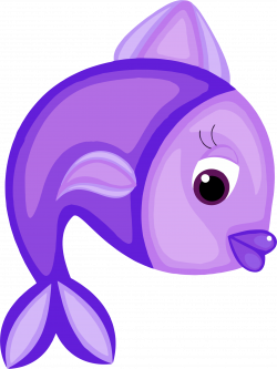 Clipart - Blue Fish