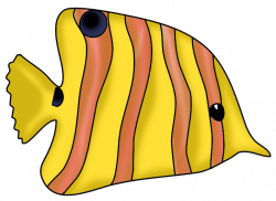 yellow orange fish clip art | Vízi világ | Pinterest | Clip art ...
