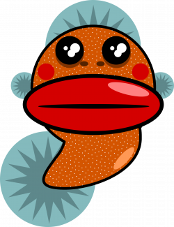 Clipart - Ugly fish