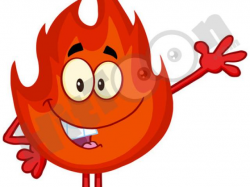 Flame Clipart character 3 - 450 X 470 Free Clip Art stock ...