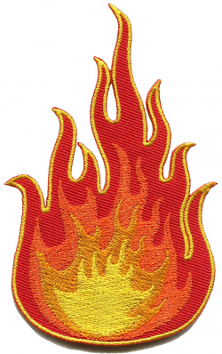 Amazon.com: Fire Symbol Flames Biker Tattoo Flammable Danger ...