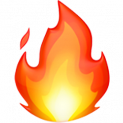 Apple Color Emoji Fire Symbol - fire letter 616*616 transprent Png ...