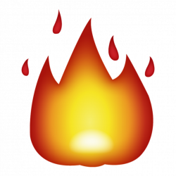 fire llama fuego emoji - Sticker by tofuna