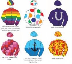 Striking racing silks set for online auction - Course Specialist