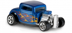 32 Ford in Blue, HW FLAMES, Car Collector | Hot Wheels