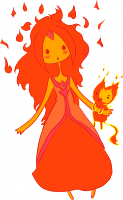 Flame Princess and Flambo by su-i-cide-kid on DeviantArt
