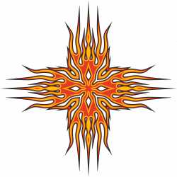 Clipart - Abstract Flames Design