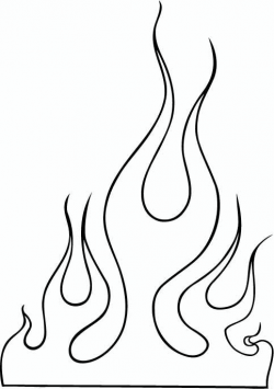 flame outline images clip art | 10 flames tattoo outline ...