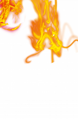 Flame Fire Icon - Flame dragon psd source material 3307*5039 ...