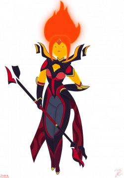 Elementalist Flame Princess by Andrasfu1027 on DeviantArt