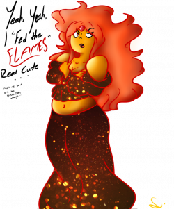 Feeding the Flames- Flame Princess by SweetSlugSlime on DeviantArt