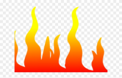Fire Flames Clipart Page Border - Flame, HD Png Download ...