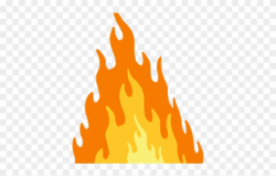 Flames Clipart Single - Flame - Png Download (#864128 ...