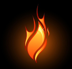 Tongue Of Fire Clipart - Clip Art Library