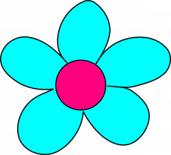 Blue Flower Clip Art at Clker.com - vector clip art online, royalty ...