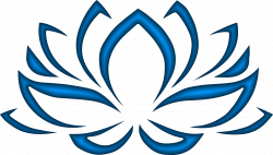 Clipart - Indigo Lotus Flower