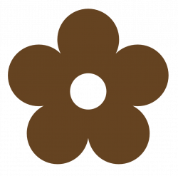 Brown Flower Clipart