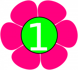 1 Pink Green Flower Clip Art at Clker.com - vector clip art online ...
