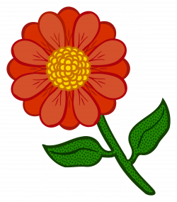 Clipart - flower - coloured
