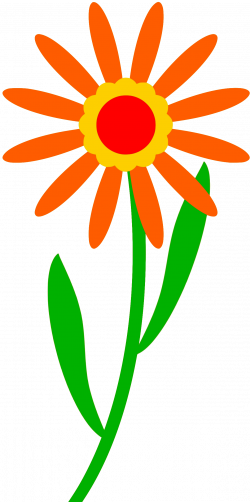 Clipart - Colourful flower