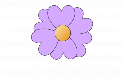clipartist.net » Clip Art » flower simple purple Julio 2012 SVG