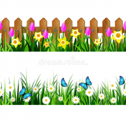 Flower fence clipart 5 » Clipart Station