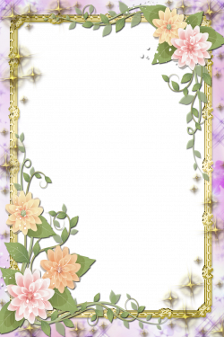Transparent Flowers Frame | Gallery Yopriceville - High-Quality ...