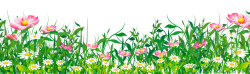 Grass with Flowers PNG Clipart | Planner, Journal and Stickers ...