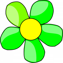 Green Flower Clip Art at Clker.com - vector clip art online, royalty ...