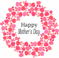 Clipart - Happy Mothers Day Bouquet Of Flowers