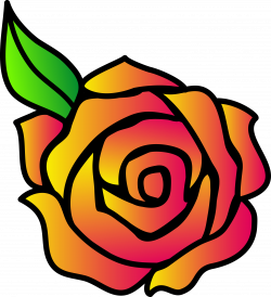 Long Clipart Simple Rose#3680885