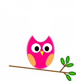 Orange And Pink Owl Clip Art at Clker.com - vector clip art online ...