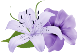 Purple Deco Flowers PNG Clipart - Best WEB Clipart