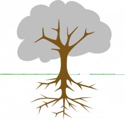 Tree With Roots Clip Art at Clker.com - vector clip art online ...